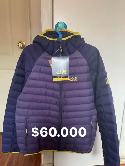 Chaqueta Jack Wolfskin Morada para Hombre - miniatura 1