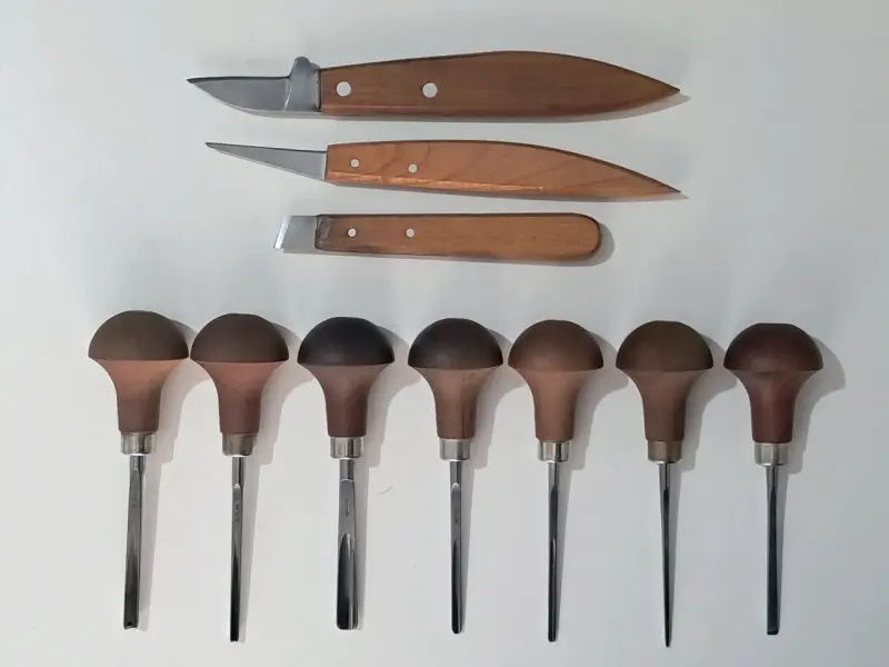 Set de herramientas para tallado en madera - 1