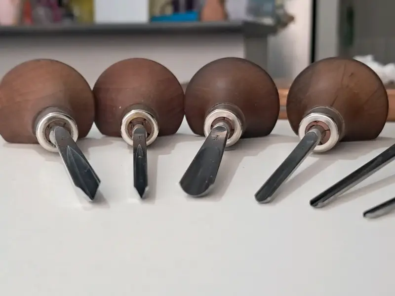 Set de herramientas para tallado en madera - 2