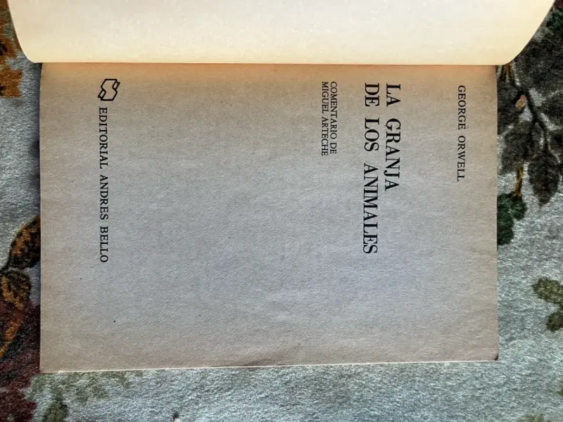 Libro 'La Granja de los Animales' de George Orwell - 2