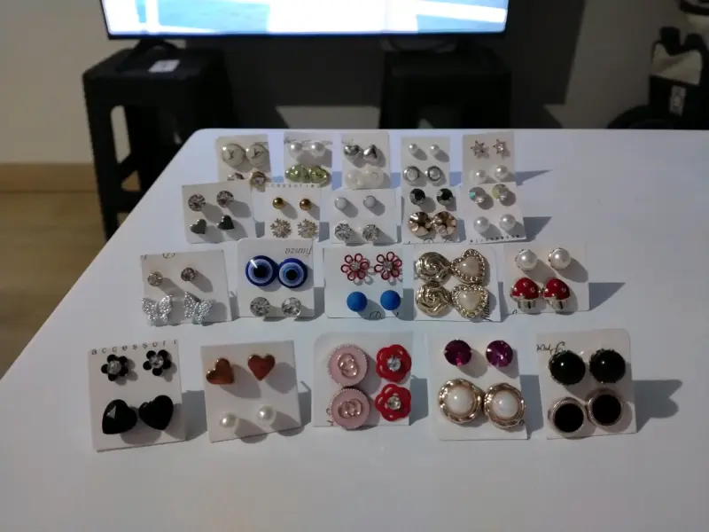 Set de aros variados para mujer