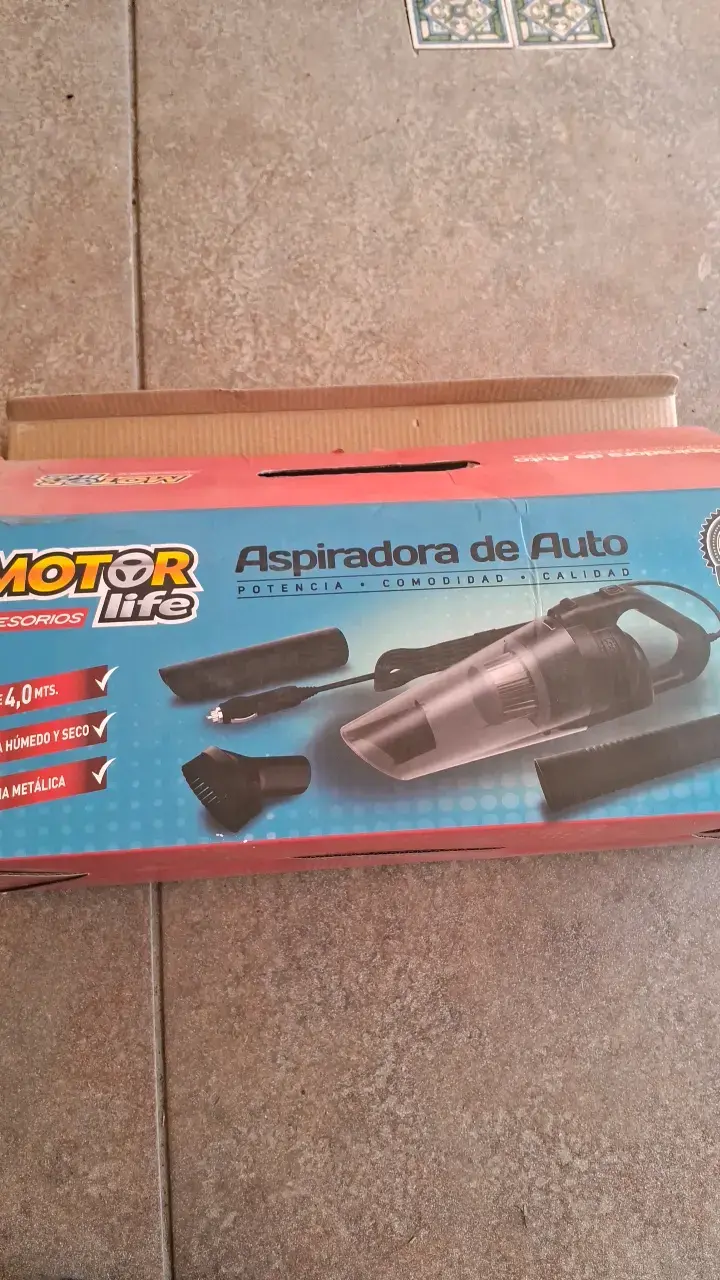 Aspiradora de Auto Motor Life portátil - 1