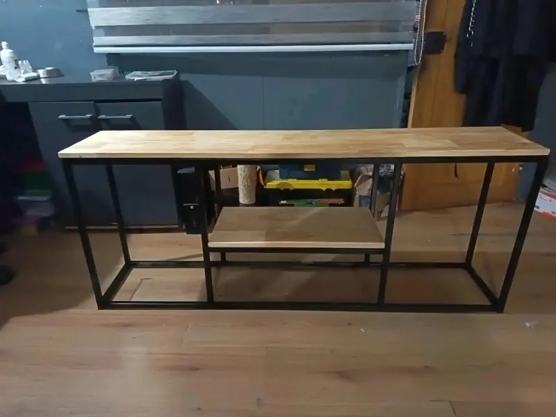 Rack de Televisión de Madera y Metal 1.48m - 2