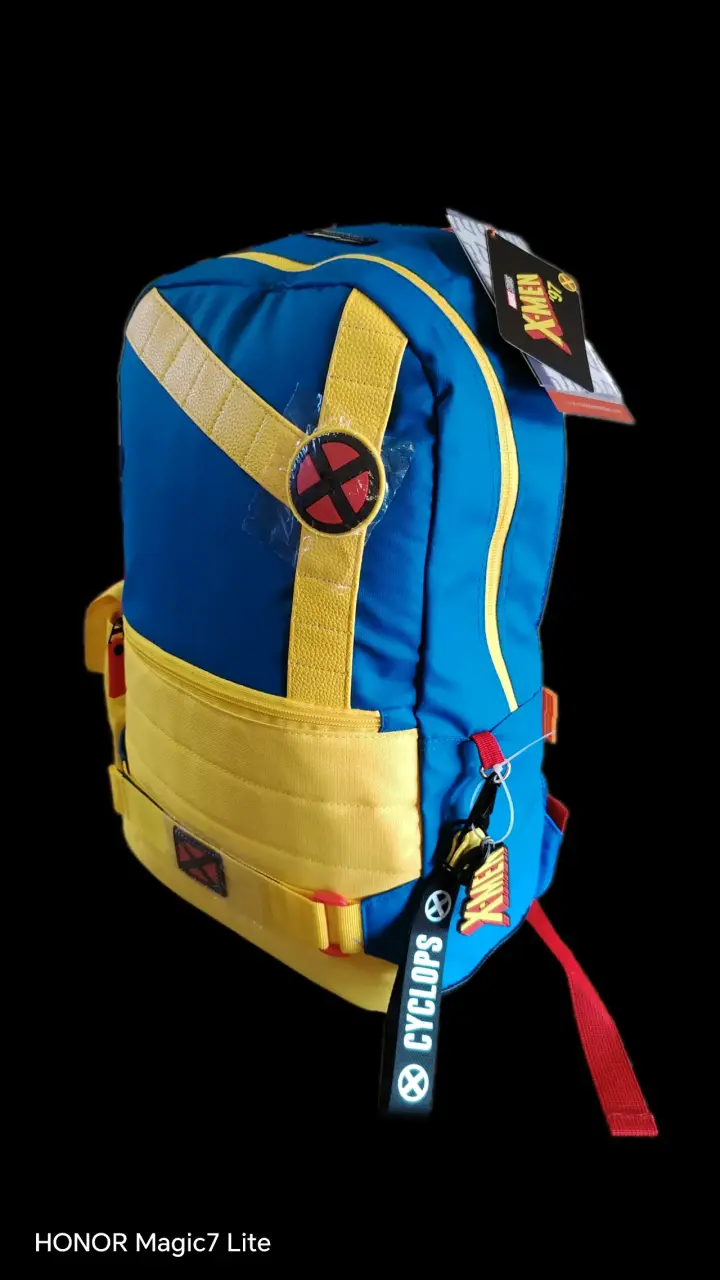 Set de mochilas y estuche X-Men azul y amarillo - 2