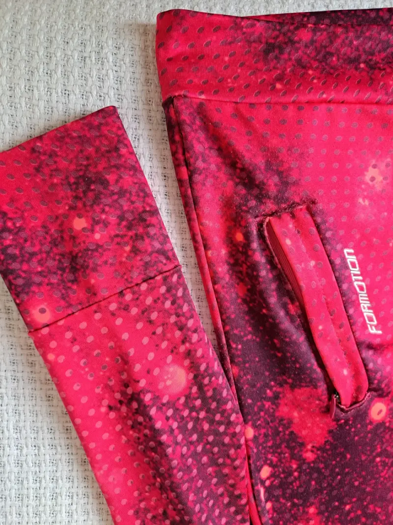Chaqueta deportiva Adidas rosa con capucha - 5