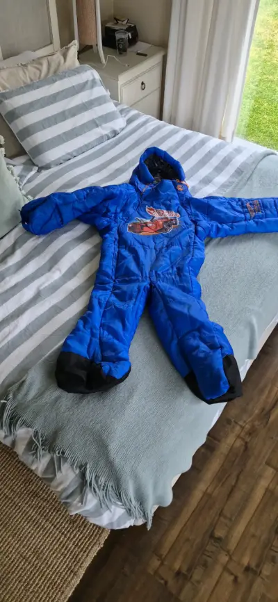 Saco de Dormir Infantil Hot Wheels Azul - miniatura 2