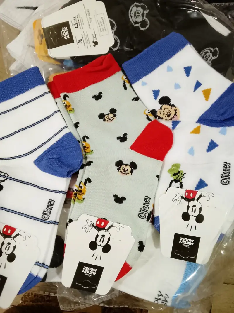 Pack de calcetines Disney Mickey y Stitch para niños - 1