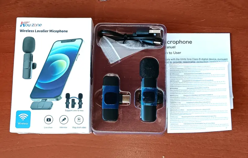Micrófono Lavalier Inalámbrico Hou-zone - 2