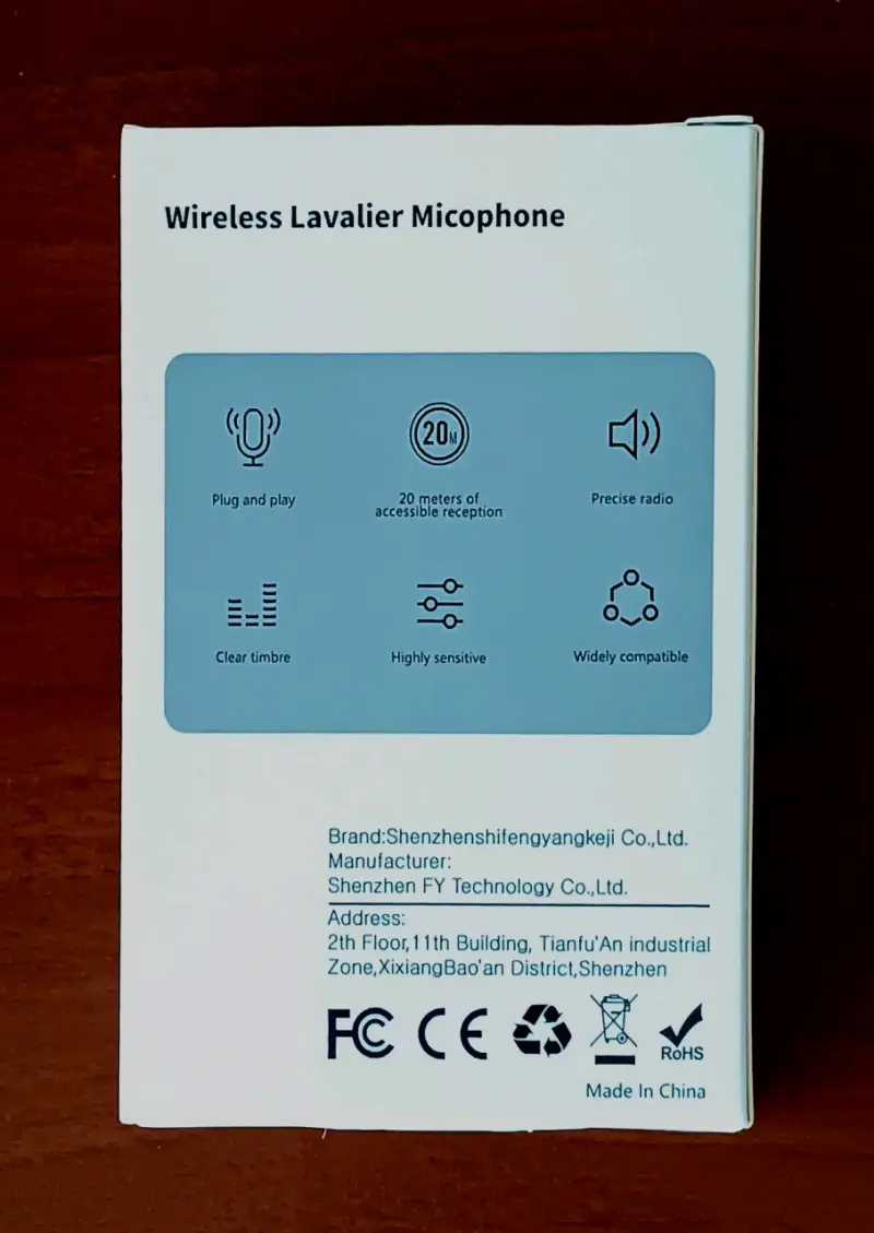 Micrófono Lavalier Inalámbrico Hou-zone - 3
