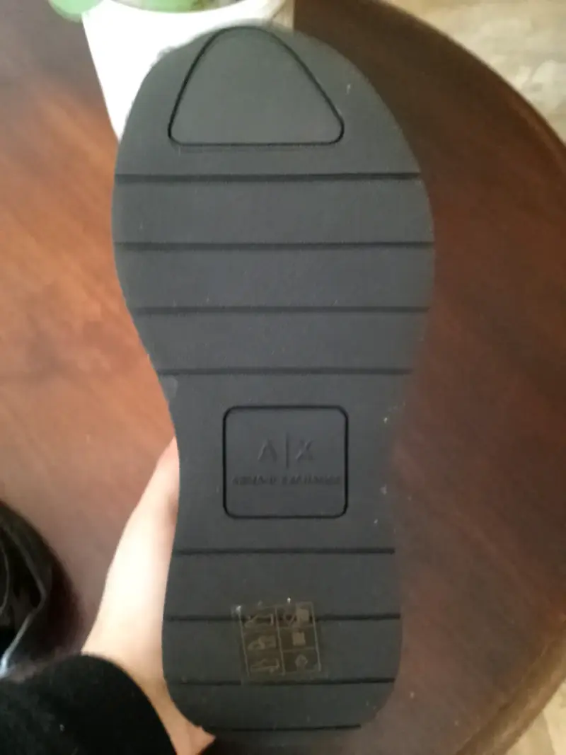 Zapatillas negras Armani Exchange para hombre - 5