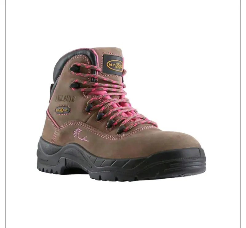 Botines de Seguridad Nazca Femeninos Rosados N°36 - 1
