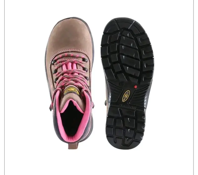 Botines de Seguridad Nazca Femeninos Rosados N°36 - 5