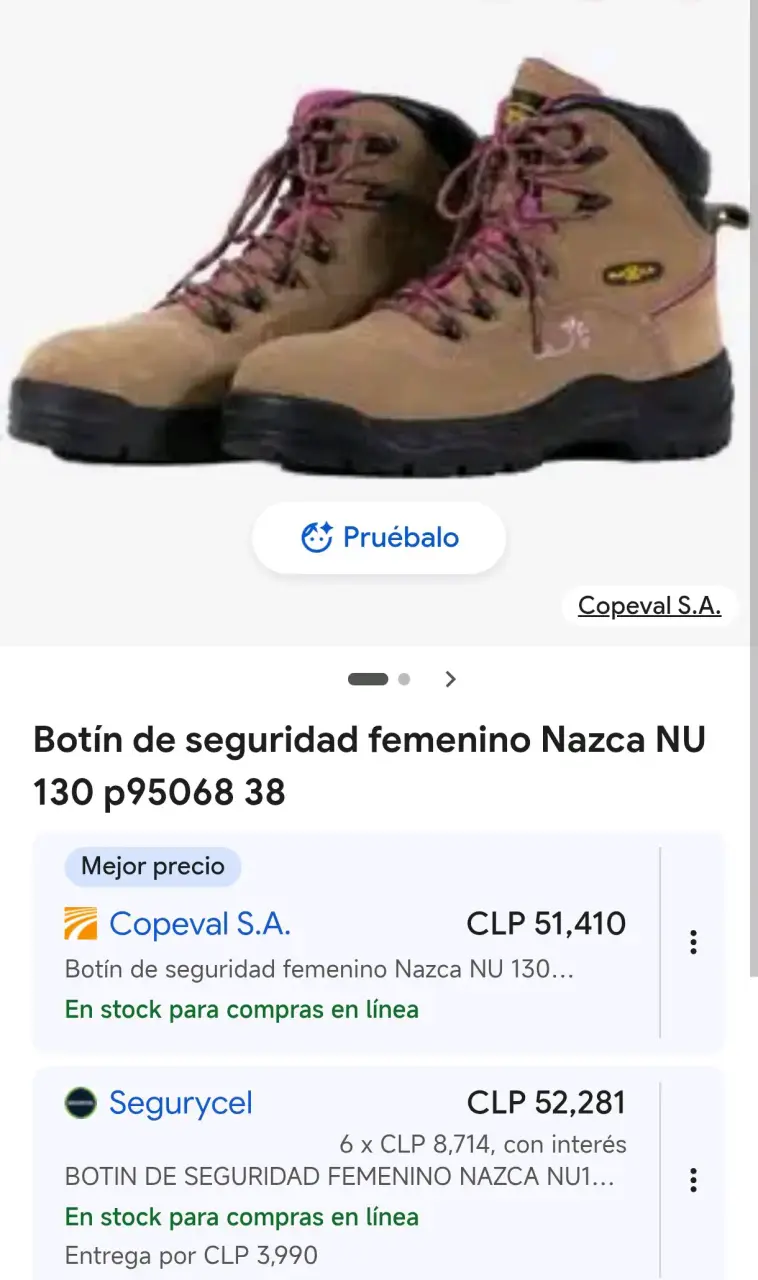 Botines de Seguridad Nazca Femeninos Rosados N°36 - 6