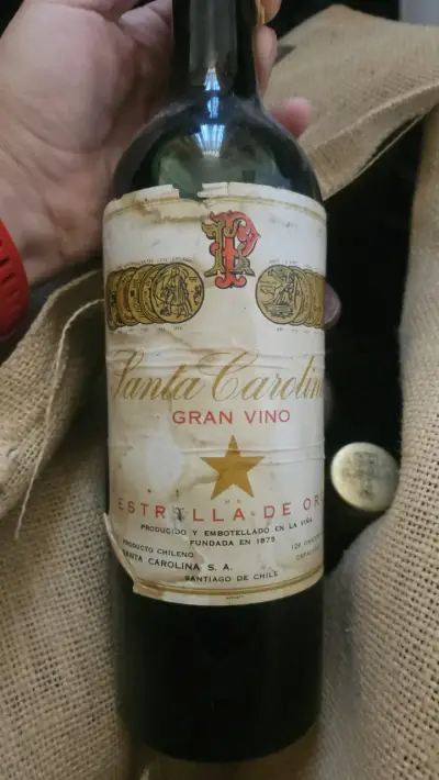 Pack de botellas de vino y licores antiguas - miniatura 1