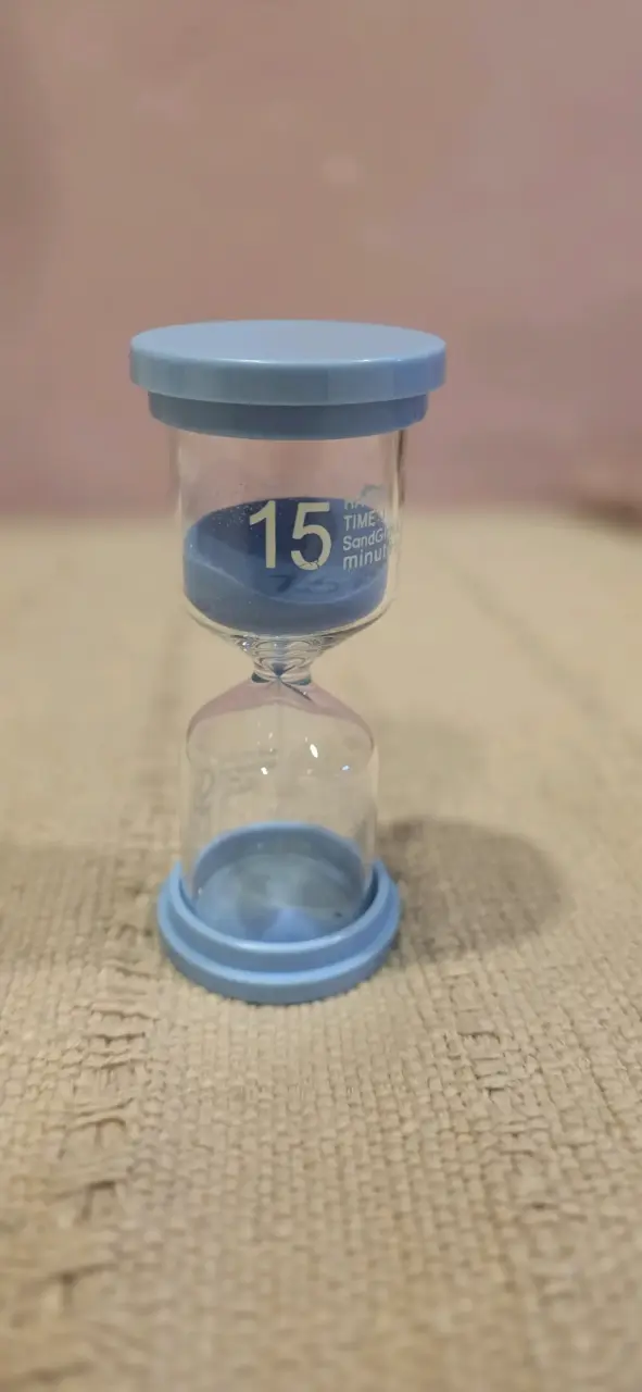 Reloj de Arena Azul 15 Minutos - 1