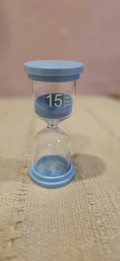 Reloj de Arena Azul 15 Minutos - miniatura 1