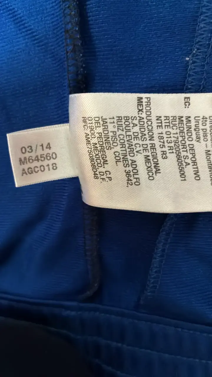 Chaqueta deportiva Adidas negra y azul para niños - 6