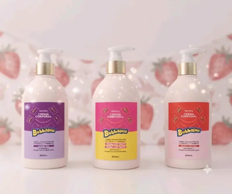 Crema corporal con aromas frutales 500ml