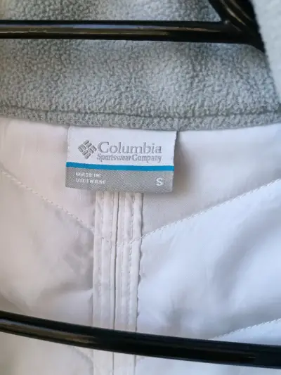 Chaqueta sin mangas Colombia original blanco y gri - miniatura 2