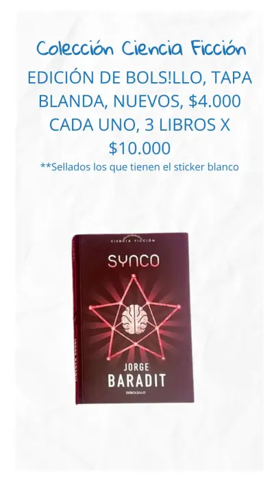 Colección de Libros de Bolsillo Nuevos - miniatura 1