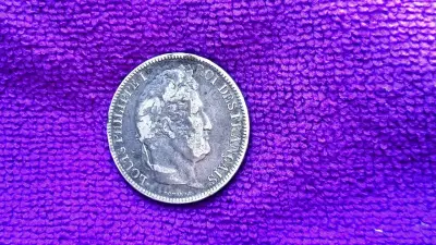 Moneda, Francia, Plata 5 Francos; año:1831. - miniatura 2
