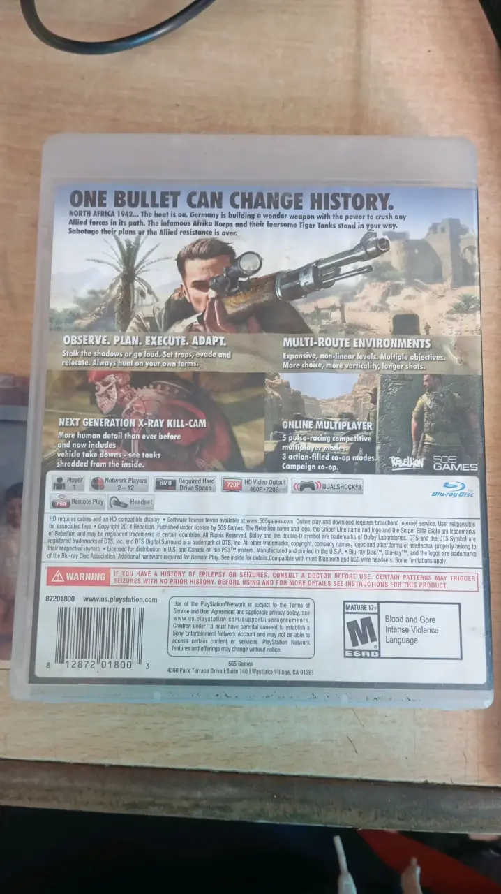 Juego PS3 Sniper Elite III para PlayStation 3 - 2