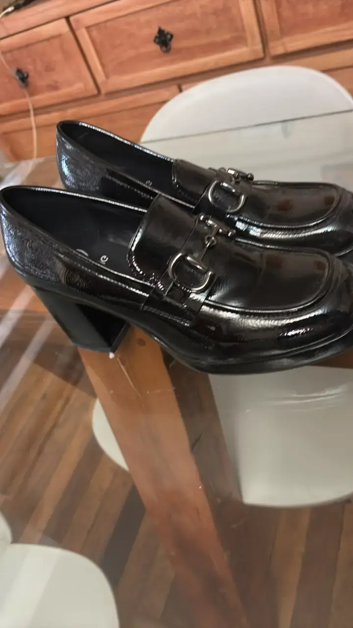 Zapatos de tacón Weide negros con hebilla - 5