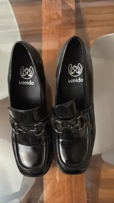 Zapatos de tacón Weide negros con hebilla - miniatura 6
