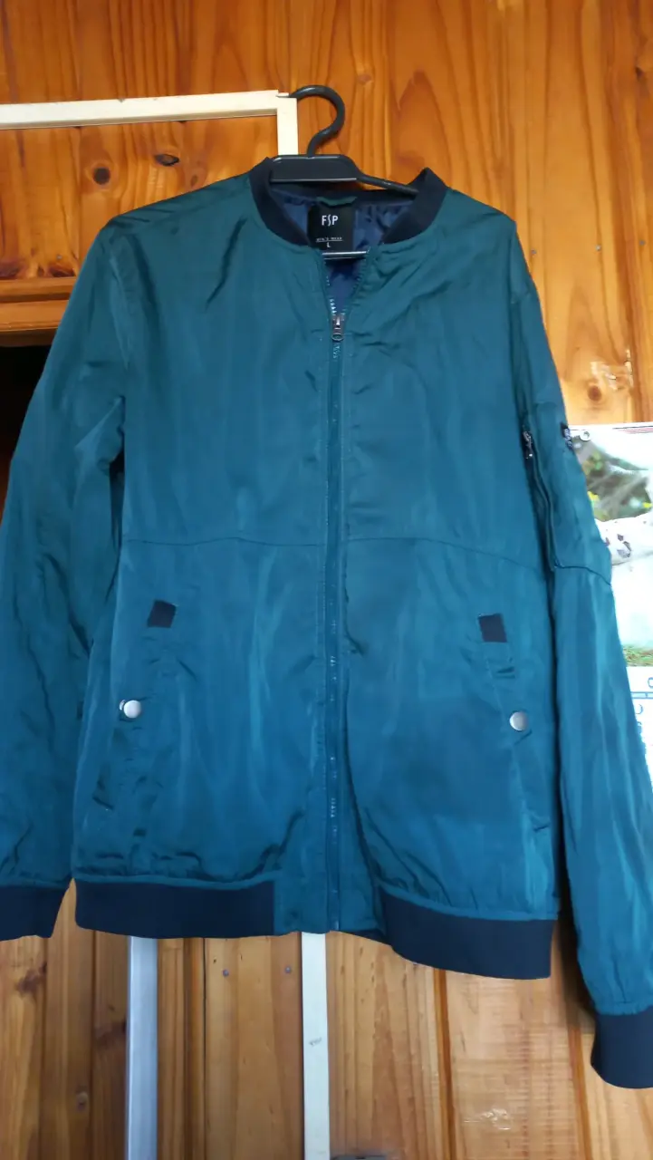 Chaqueta bomber verde FSP para hombre - 1