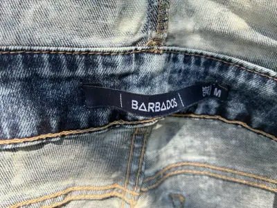 Jardinera de jeans tipo short Barbados talla M - miniatura 3
