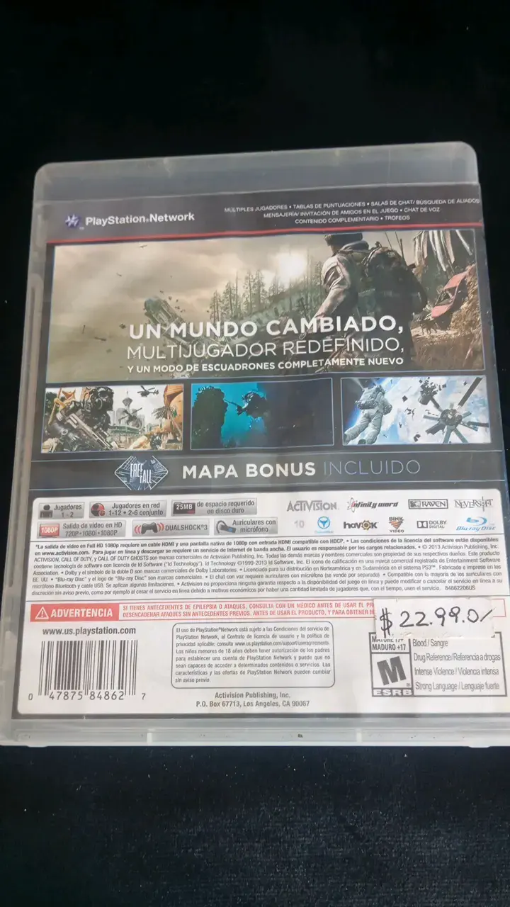 Juego PS3 Call of Duty: Ghosts Activision - 4