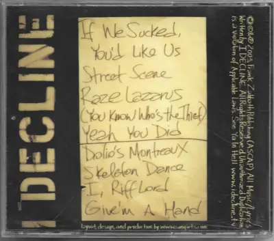 I Decline - Ides Of Riffdom (CD) - miniatura 2