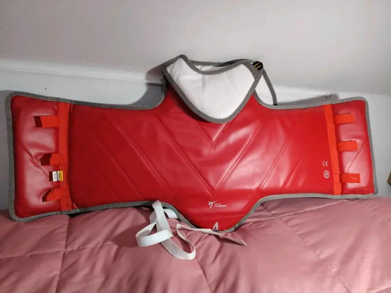 Chaleco protector de taekwondo Mooto reversible - 2