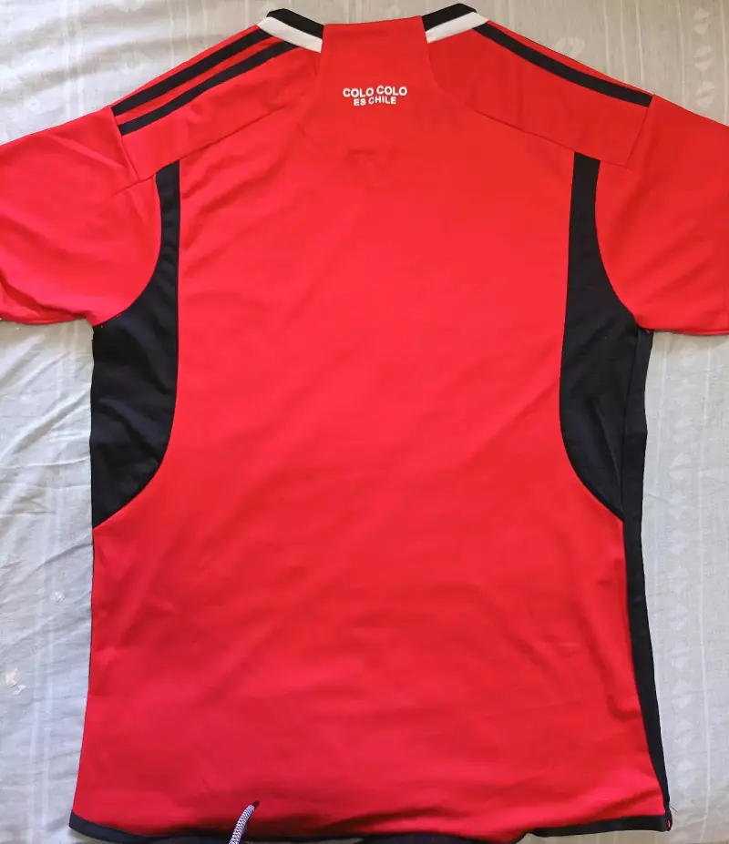Camiseta Colo-Colo Adidas Roja, Negra y blanca - 2