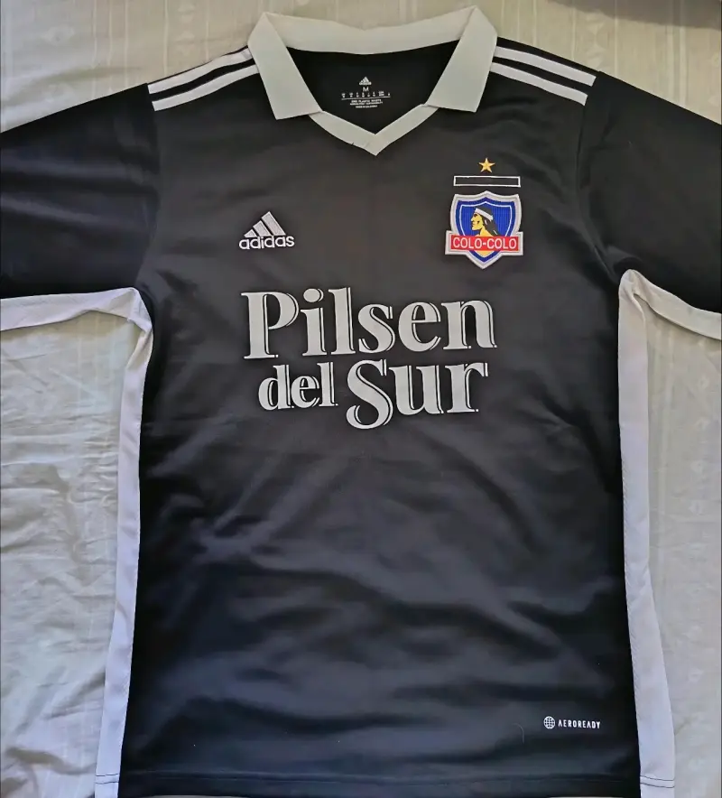 Camiseta Colo-Colo Adidas Roja, Negra y blanca - 3