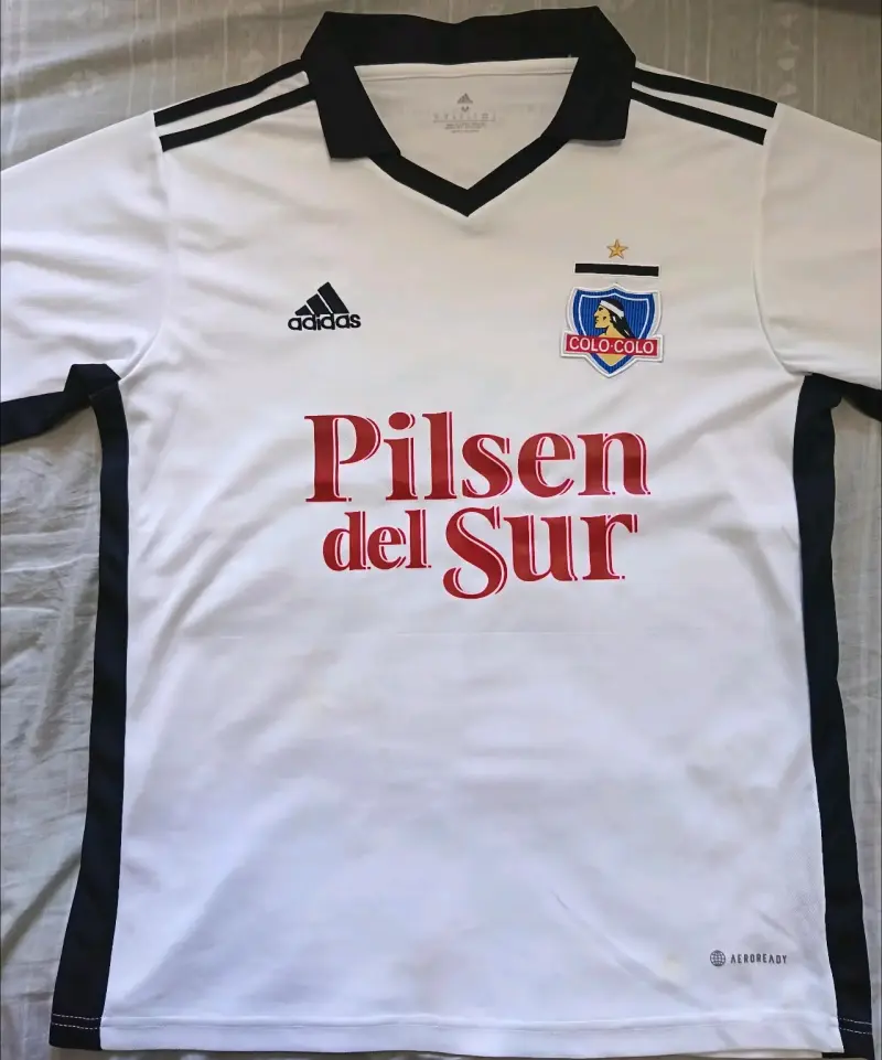 Camiseta Colo-Colo Adidas Roja, Negra y blanca - 5