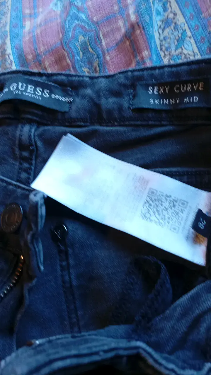 Jeans negros Guess Sexy Curve Skinny Mid - 2