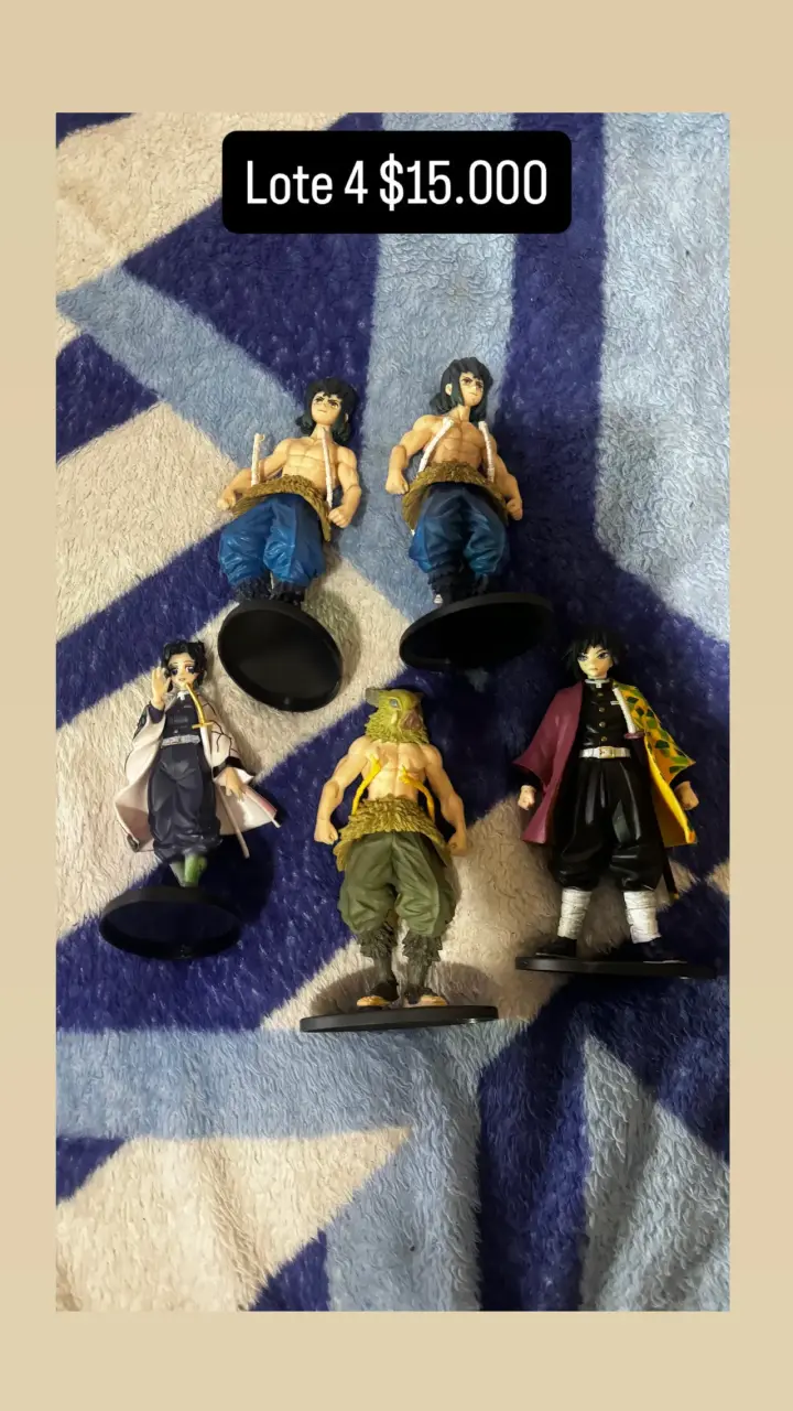 Figuras de acción anime lote de 5