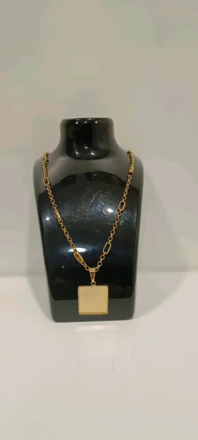 Cadena Rolo Facetada Bañada en oro - miniatura 2