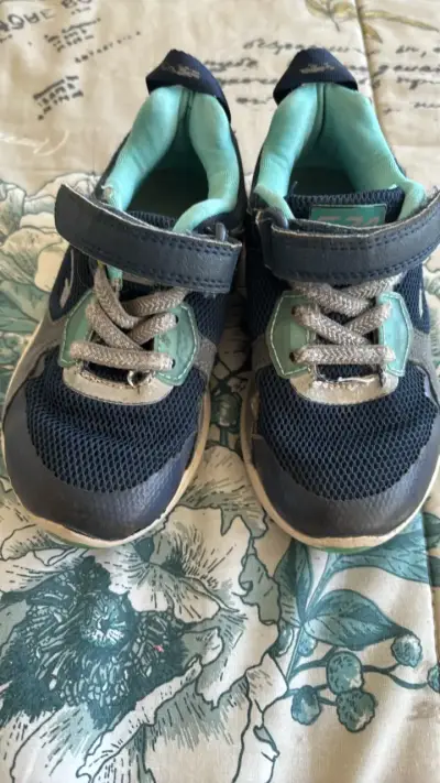 Zapatillas deportivas para niños azul y verde - miniatura 1
