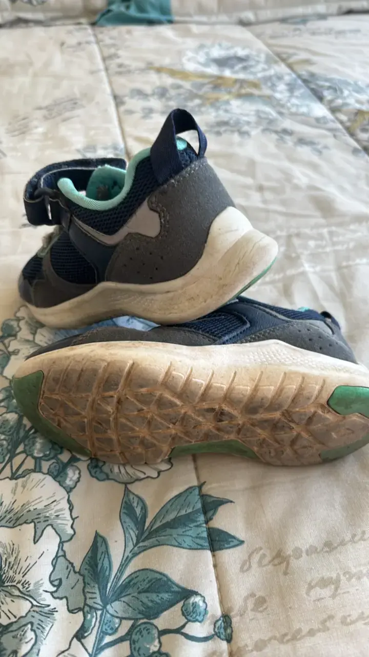 Zapatillas deportivas para niños azul y verde - 2