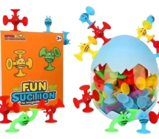 Juguete de succión para niños con figuras coloridas - 1