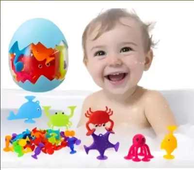 Juguete de succión para niños con figuras coloridas - miniatura 2