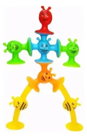 Juguete de succión para niños con figuras coloridas - 3