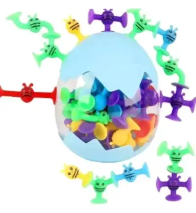 Juguete de succión para niños con figuras coloridas - miniatura 4