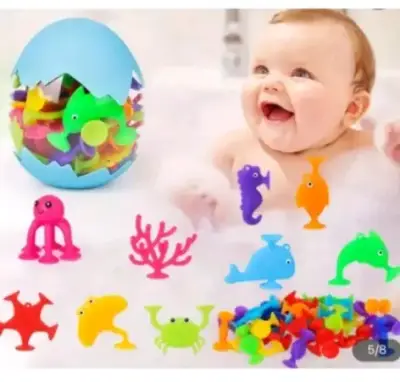Juguete de succión para niños con figuras coloridas - miniatura 5