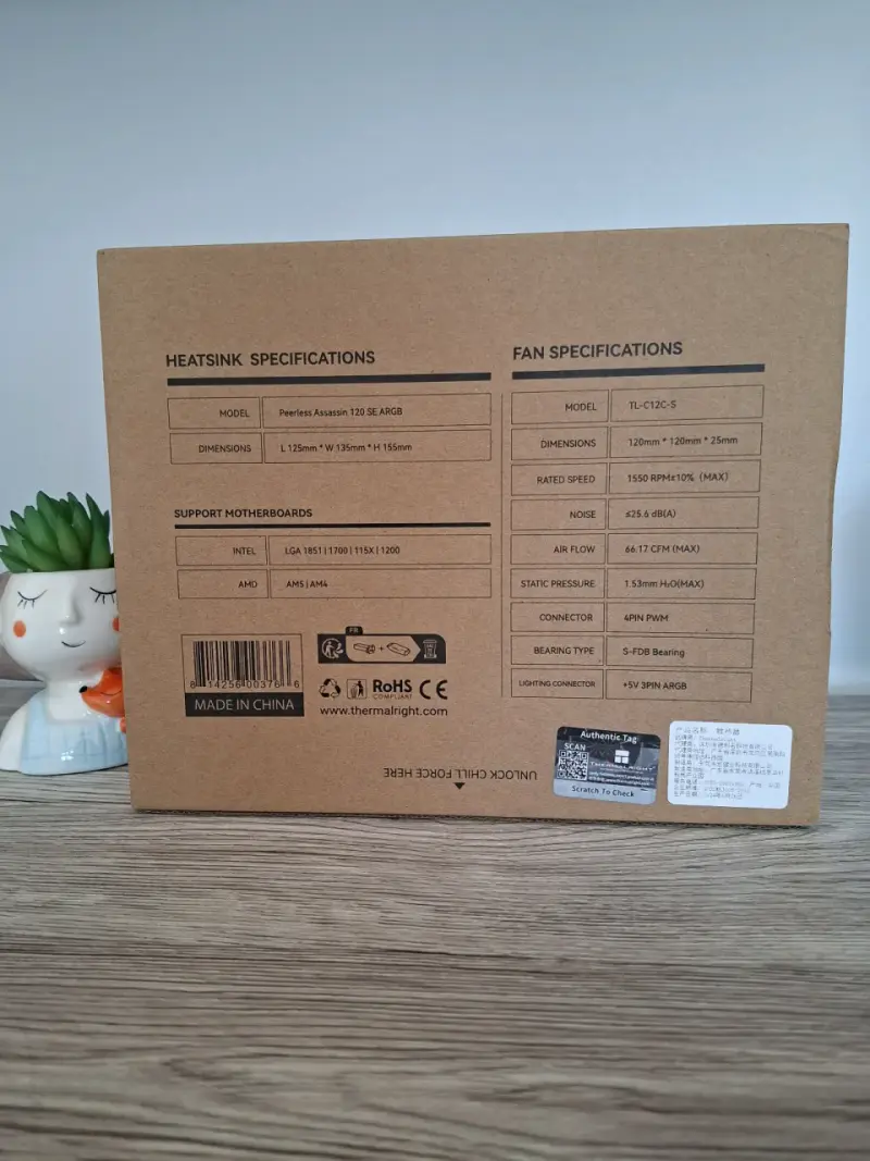 Disipador CPU Peerless Assassin 120 SE ARGB - 3
