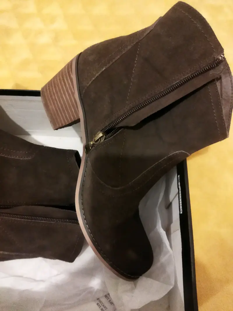 Botines de cuero marrón para mujer Marquis - 3