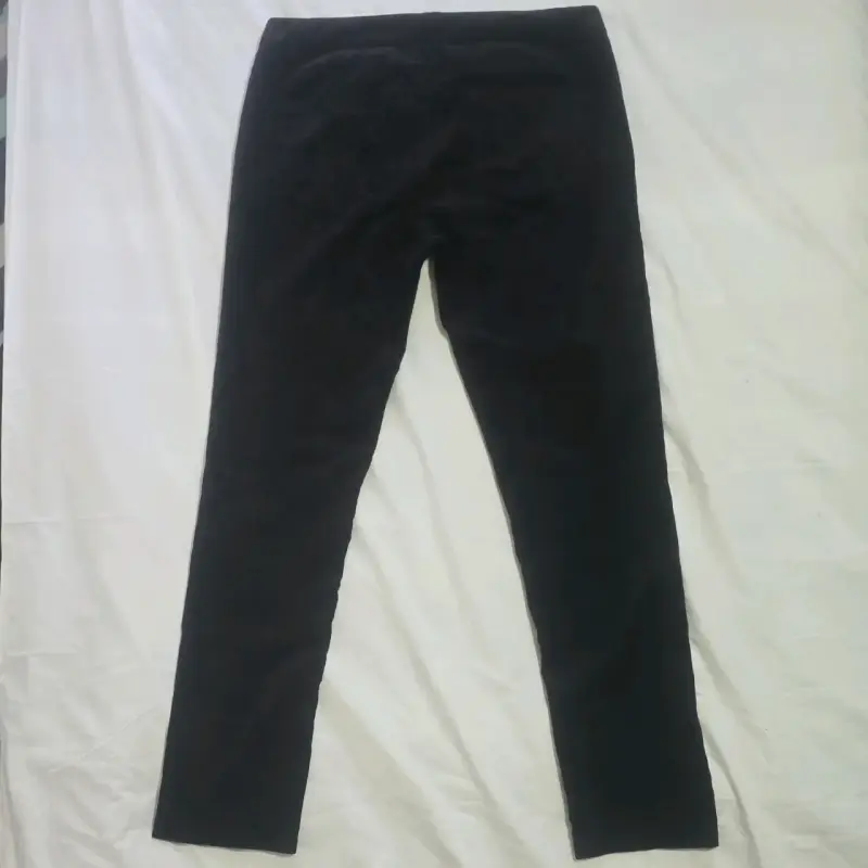 Pantalón Cotele Negro Mujer - 3