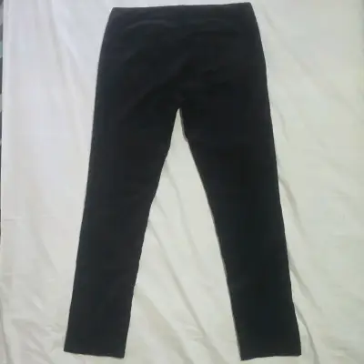 Pantalón Cotele Negro Mujer - miniatura 3